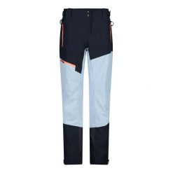 Spodnie narciarskie freeride unlimitech dla kobiet CMP. Niebieskie spodnie narciarskie CMP, bez wzorów, z materiału, narciarskie. Za 464.99 zł.