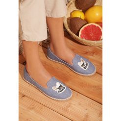 Granatowe Espadryle Droning. Espadryle marki Born2be. Za 39.99 zł.