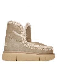 Mou Śniegowce MU.FW531002B Beżowy. Brązowe śniegowce Mou, bez wzorów, ze skóry, bez zapięcia. Za 1,139.00 zł.