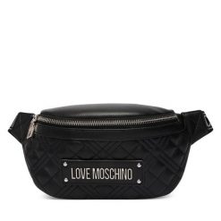 Nerka LOVE MOSCHINO. Czarne nerki i saszetki Love Moschino, bez wzorów, bez dodatków. Za 679.99 zł.