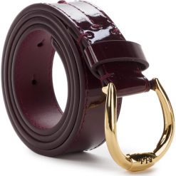 Pasek Damski LAUREN RALPH LAUREN - Bennington 412719729003 XS Merlot. Czerwone paski Lauren Ralph Lauren, w paski, ze skóry ekologicznej. Za 219.90 zł.