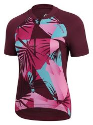 Protective Koszulka kolarska "Berry Island" w kolorze bordowym rozmiar: 40. Czerwone t-shirty sportowe Protective, s, bez wzorów, z materiału, bez ramiączek, rowerowe. Za 91.99 zł.
