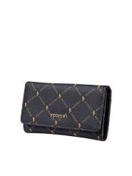 Puccini Portfel w kolorze granatowym - 16 x 9 x 3 cm rozmiar: onesize. Niebieskie portfele Puccini, bez wzorów, z materiału. Za 89.45 zł.