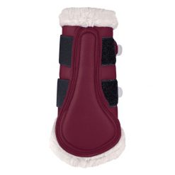 Buty ujeżdżeniowe dla koni Waldhausen Comfort. Czerwone buty treningowe WALDHAUSEN, bez wzorów, bez zapięcia, do jazdy konnej. W wyprzedaży za 164.50 zł.