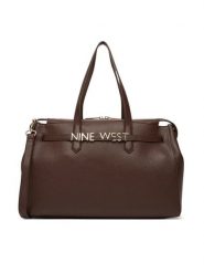 Nine West Torebka EO-Manhattan-Muse-I-LX10192 Brązowy. Brązowe torebki klasyczne Nine West, bez wzorów, z materiału, bez dodatków. Za 239.99 zł.