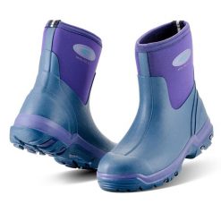 Damskie buty gumowe Grubs Boots Midline Mid Height. Fioletowe buty do biegania GRUBS, bez wzorów, z bawełny, bez zapięcia, do biegania. Za 411.00 zł.