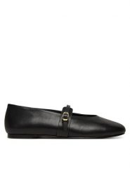 Steve Madden Baleriny Rejoice SM11003565 Czarny. Czarne baleriny Steve Madden, bez wzorów, ze skóry, bez obcasa, bez zapięcia. Za 289.99 zł.