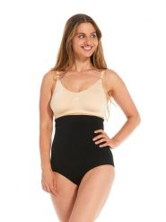 MAGIC Bodyfashion figi modelujące Comfort Waistnipper Brief Kobiety Sztuczne włókno czarny, L. Czarne figi MAGIC Bodyfashion, bez wzorów, z włókna. Za 149.95 zł.