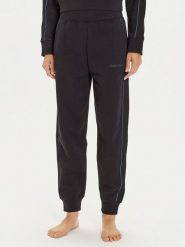Calvin Klein Underwear Spodnie dresowe 000QS7262E Czarny Regular Fit. Czarne spodnie dresowe Calvin Klein Underwear, bez wzorów, z bawełny. Za 149.99 zł.