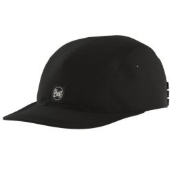 Czapka z daszkiem dla dorosłych Buff 5 Panel Explore Cap. Czarne czapki z daszkiem Buff, bez wzorów, sportowe. Za 146.00 zł.