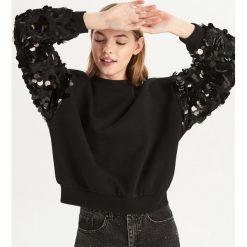 Bluza z błyszczącymi cekinami - Czarny. Bluzy marki Sinsay. Za 79.99 zł.