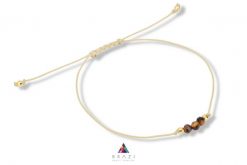 Bransoletka Szczęścia Tygrysie Oko. Brązowe bransoletki Brazi druse jewelry, srebrne. Za 69.00 zł.
