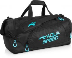 Torba sportowa pływacka na ramię 43l Aqua Speed. Czarne torby sportowe Aqua-Speed, bez wzorów, z materiału, na ramię, duże. Za 100.99 zł.
