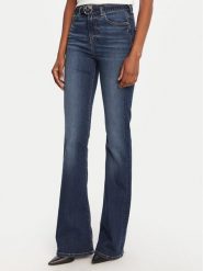 PINKO Jeansy Flora Flare 100166 A2RX Granatowy Regular Fit. Niebieskie jeansy Pinko, bez wzorów, z bawełny. Za 829.47 zł.