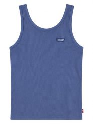 Levi's Kids Top w kolorze niebieskim rozmiar: 164. Niebieskie topy Levi's Kids, s, bez wzorów, bez kołnierzyka, bez ramiączek. Za 48.39 zł.