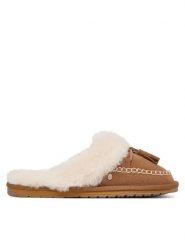 EMU Australia Kapcie Tahnee W13373 Brązowy. Brązowe kapcie Emu Australia, bez wzorów. Za 384.99 zł.
