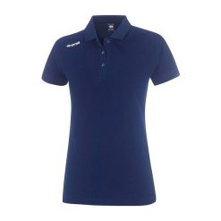 Niebieska Koszulka Polo Errea Team Mc Ad Damskie. Niebieskie t-shirty sportowe ERREA, s, bez wzorów, z bawełny, bez ramiączek, na golfa. Za 150.99 zł.