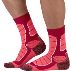 Skarpetki Monnet Trek Medium. Czerwone skarpetki MONNET, bez wzorów. Za 192.00 zł.