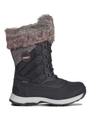 Icepeak Botki zimowe w kolorze czarnym rozmiar: 40. Czarne botki Icepeak, bez wzorów, z materiału, bez obcasa, bez zapięcia. Za 328.45 zł.