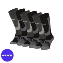 Skarpety narciarskie dla dorosłych unisex 6 par. Czarne skarpetki XTREME, bez wzorów, z materiału, narciarskie. W wyprzedaży za 293.45 zł.