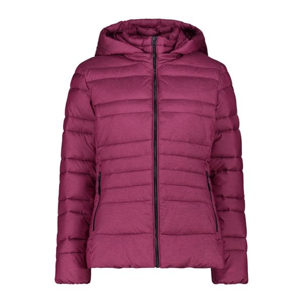 Damska kurtka z kapturem CMP Snaps. Czerwone kurtki CMP, xs, bez wzorów, z puchu, z kapturem. W wyprzedaży za 469.50 zł.