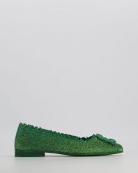 BALERINY Z OZDOBĄ CHANEL03 CAN ACQ. Baleriny Venezia, z aplikacjami, ze skóry, bez obcasa, bez zapięcia. Za 639.00 zł.