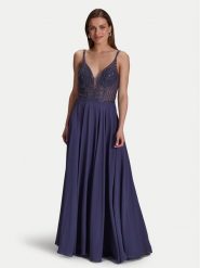 Hey Kyla Sukienka wieczorowa 5AI056HK Fioletowy Regular Fit. Fioletowe sukienki Hey Kyla, bez wzorów, z syntetyku, wizytowe, bez kołnierzyka, bez ramiączek. Za 549.99 zł.