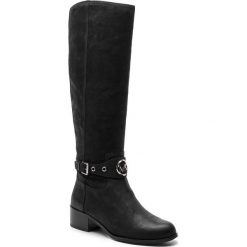 Oficerki MICHAEL MICHAEL KORS - Heather Boot 40F8HAMB5S Black. Czarne kozaki MICHAEL Michael Kors, z materiału. Za 1,449.00 zł.