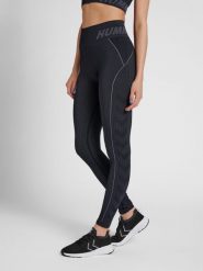 Damskie legginsy ze średnim stanem Hummel TE Christel. Czarne legginsy Hummel, bez wzorów, z dzianiny. Za 184.00 zł.