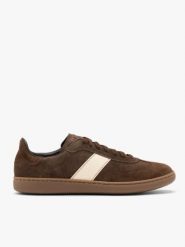 Brązowe półbuty damskie na płaskiej podeszwie. Brązowe buty sportowe lifestyle Ryłko, bez wzorów, ze skóry, klasyczne, bez zapięcia. Za 449.99 zł.