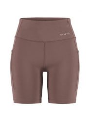 Craft Essence Short Tights 3 W — krótkie legginsy treningowe z szerokim pasem –. Szare legginsy Craft, bez wzorów, z dzianiny, krótkie. Za 240.50 zł.