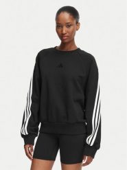 Adidas Bluza Kit 3-Stripes KV9857 Czarny Regular Fit. Czarne bluzy adidas, xs, bez wzorów, z bawełny, bez kaptura. Za 279.99 zł.