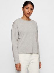Boss Bluzka C_Elina_Active 50456738 Szary Relaxed Fit. Szare bluzki Boss, xl, bez wzorów, z wiskozy, bez kołnierzyka, bez ramiączek. Za 549.99 zł.