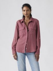 Levi's Koszula w kolorze różowym rozmiar: XS. Różowe koszule Levi's, s, bez wzorów, z lyocellu, bez kołnierzyka, bez ramiączek. Za 138.95 zł.