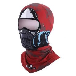 Lato Magiczna Chusta Przeciw UV Szalik Jedwabny Czerwony Demon. Czerwone chusty WEST BIKING, na lato, bez wzorów, z elastanu. Za 69.88 zł.