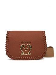LOVE MOSCHINO Torebka JC4125PP1MLJ0201 Brązowy. Brązowe torebki klasyczne Love Moschino, bez wzorów, ze skóry, bez dodatków. Za 619.99 zł.