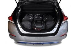Torby Do Bagażnika Nissan Leaf Ev 2017+ 4Szt Kjust. Czarne torby podróżne KJUST, bez wzorów, z kauczuku. Za 1,203.00 zł.