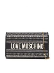 LOVE MOSCHINO Torebka JC4241PP0MKO100A Czarny. Czarne kopertówki Love Moschino, bez wzorów, ze skóry, wizytowe, bez dodatków. Za 339.99 zł.