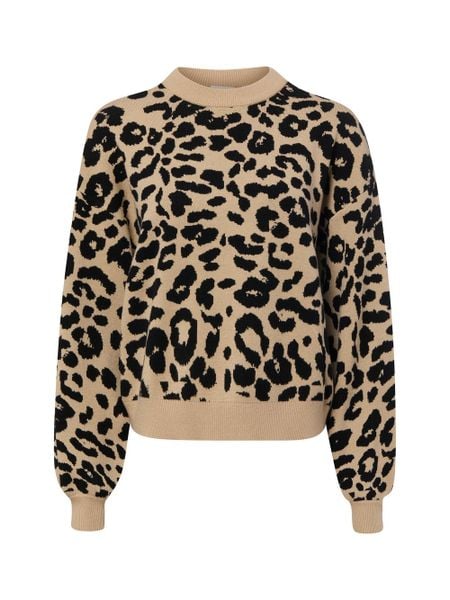 Noisy May Sweter - NMCharlott Kobiety beżowy, XS. Brązowe swetry Noisy May, xs, bez wzorów, klasyczne, bez ramiączek. Za 249.95 zł.