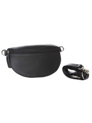 Zwillingsherz Skórzana saszetka "Crossbody" w kolorze czarnym - 23 x 14 cm rozmiar: onesize. Czarne nerki i saszetki Zwillingsherz, bez wzorów, z materiału, sportowe, bez dodatków. Za 129.75 zł.