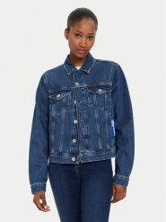 Karl Lagerfeld Jeans Kurtka jeansowa 240J1404 Niebieski Regular Fit. Niebieskie kurtki Karl Lagerfeld Jeans, s, bez wzorów, z bawełny, bez kaptura. Za 649.99 zł.