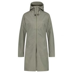 Damska kurtka przeciwdeszczowa rowerowa z funkcją poncho zielona. Zielone kurtki AGU, s, bez wzorów, z materiału, eleganckie, bez kaptura. Za 740.00 zł.