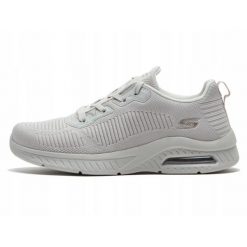 Buty Damskie Skechers Bobs 117378-Nat Beżowe Niskie Lekkie Sportowe 39,5. Brązowe buty treningowe Skechers, bez wzorów, bez zapięcia. Za 279.00 zł.
