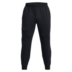 Spodnie Joggery Under Armour Unstoppable Flc Damskie. Czarne spodnie sportowe Under Armour, bez wzorów, z bawełny, do biegania. Za 425.55 zł.