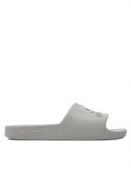 Adidas Klapki adilette Aqua Slides IF6068 Szary. Szare klapki adidas, bez wzorów, z tworzywa sztucznego, sportowe, bez obcasa, bez zapięcia. Za 119.99 zł.