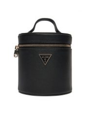 Guess Kosmetyczka PW7466 P4364 Czarny. Czarne torebki klasyczne Guess, z aplikacjami, ze skóry, bez dodatków. Za 209.99 zł.