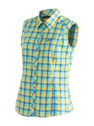 Maier Sports Koszula funkcyjna "Paloma" w kolorze niebiesko-żółtym rozmiar: 50. Niebieskie koszule Maier Sports, bez wzorów, z materiału, sportowe, bez kołnierzyka, bez ramiączek. Za 144.24 zł.