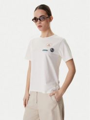 Weekend Max Mara T-Shirt West 2615971041 Écru Regular Fit. T-shirty Weekend Max Mara, l, bez wzorów, z bawełny, bez kołnierzyka, bez ramiączek. Za 489.99 zł.