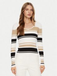 Guess Sweter W5RR22 Z2Y72 Kolorowy Regular Fit. Swetry Guess, xxl, z aplikacjami, z wiskozy, bez ramiączek. Za 219.99 zł.