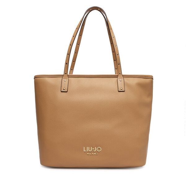 Torebka Liu Jo. Brązowe shopper bag Liu Jo, bez wzorów, bez dodatków. Za 359.99 zł.
